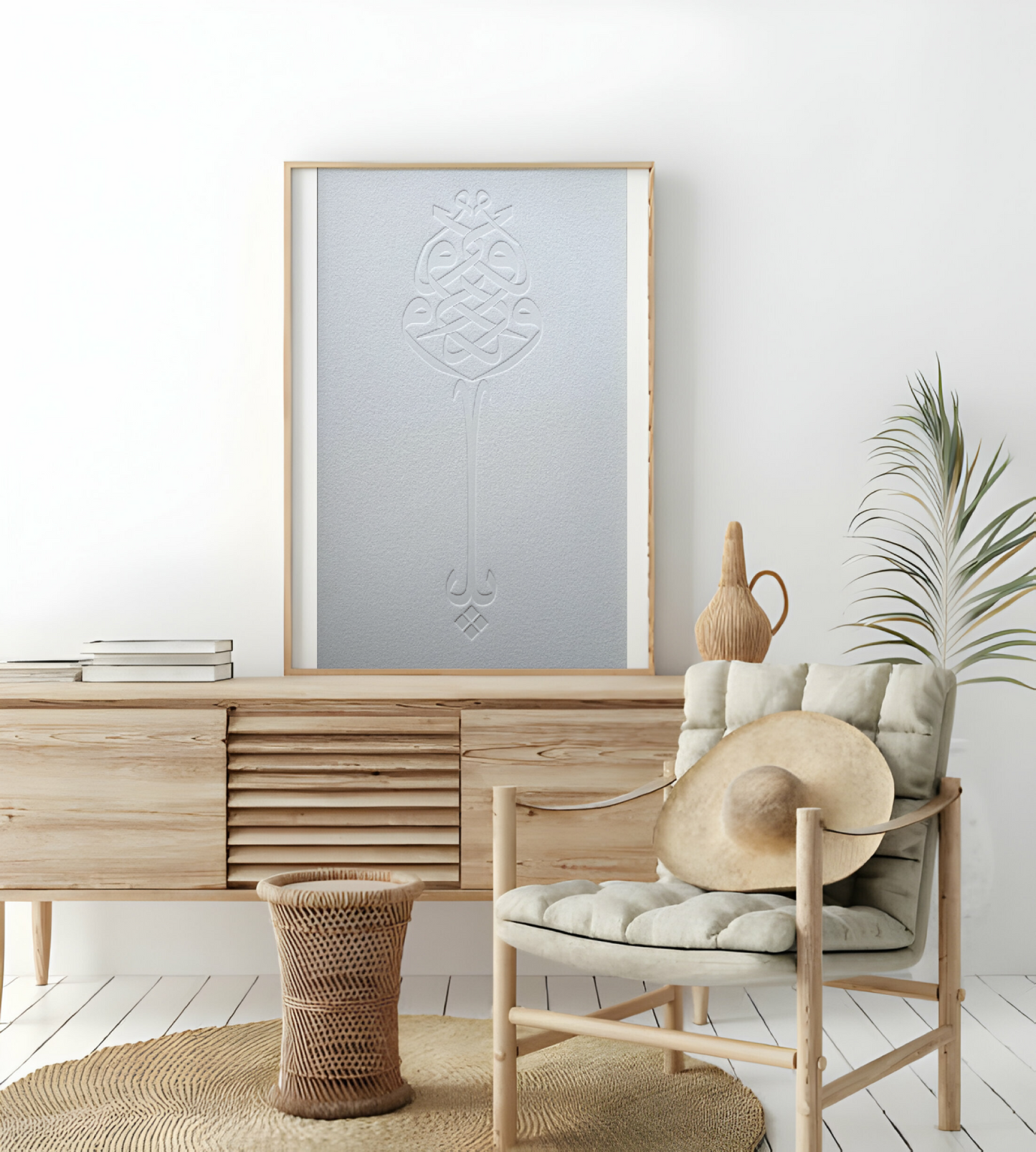 Ya Vedud Kağıt Renk Deri Baskı Tablo