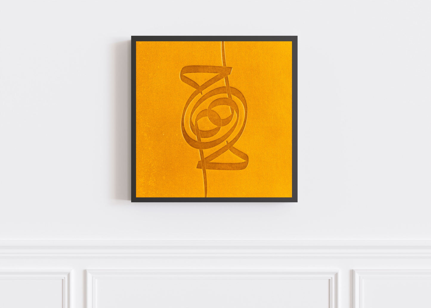 Ha-mim Yellow Leather Artwork