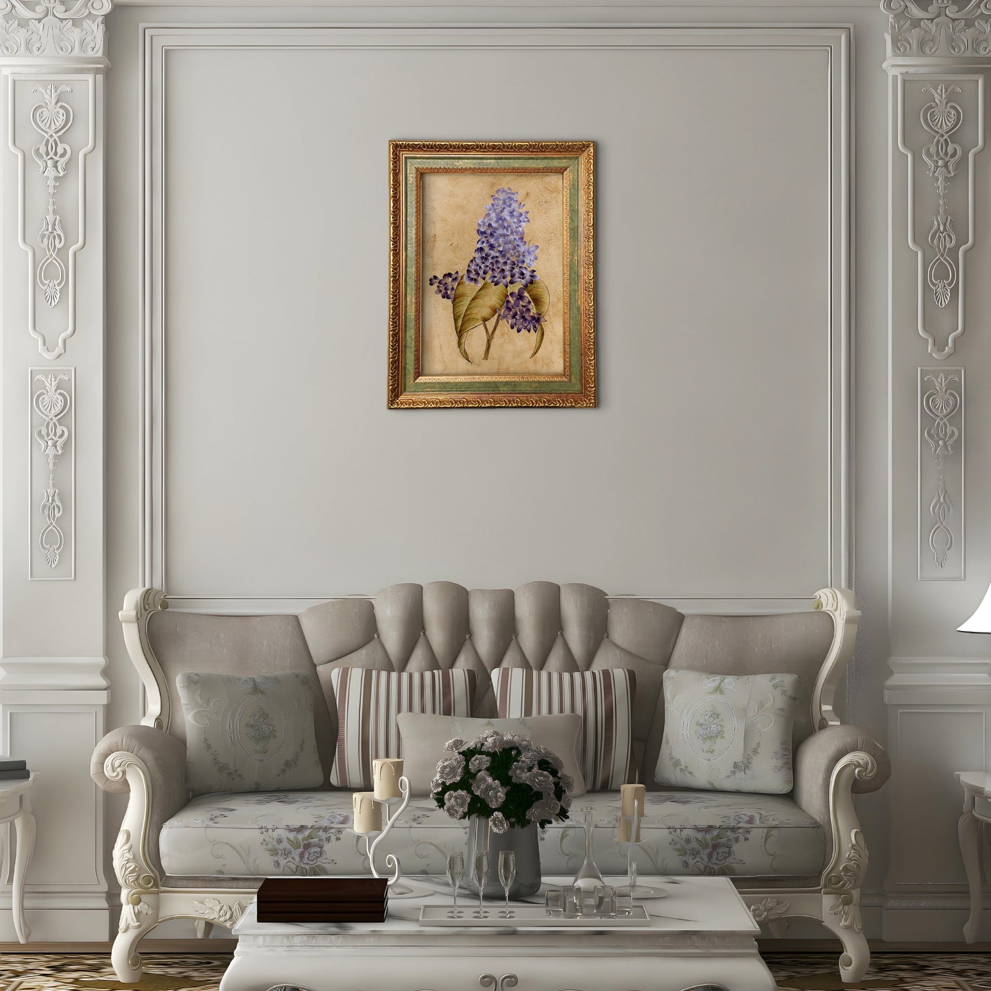 Hyacinth Floral Framed Wall Art